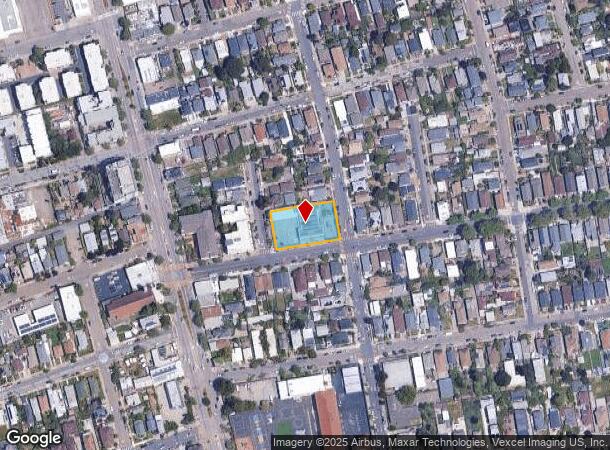 1086 Alcatraz Ave, Emeryville, CA Parcel Map