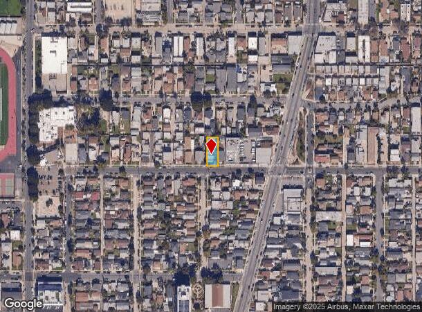  1151 E 15Th St, Long Beach, CA Parcel Map