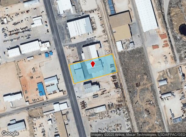 1105 S Grandview Ave, Odessa, TX Parcel Map