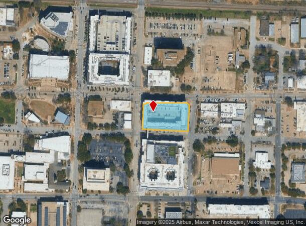  200 E Abram St, Arlington, TX Parcel Map