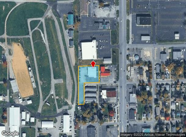 760 W Adams St, Franklin, IN Parcel Map
