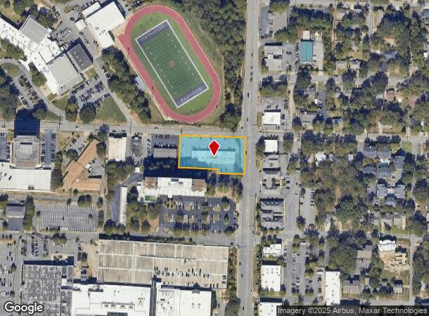 424 N University Ave, Little Rock, AR Parcel Map