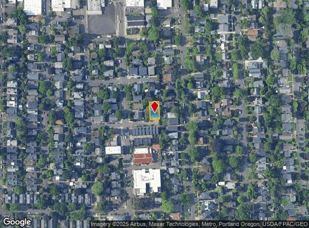  5037 Se Mill St, Portland, OR Parcel Map