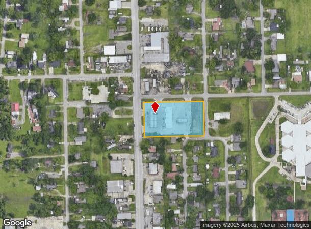  519 N Main St, Highlands, TX Parcel Map