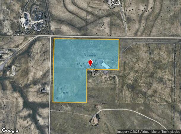 9897 N Delbert Rd, Parker, CO Parcel Map