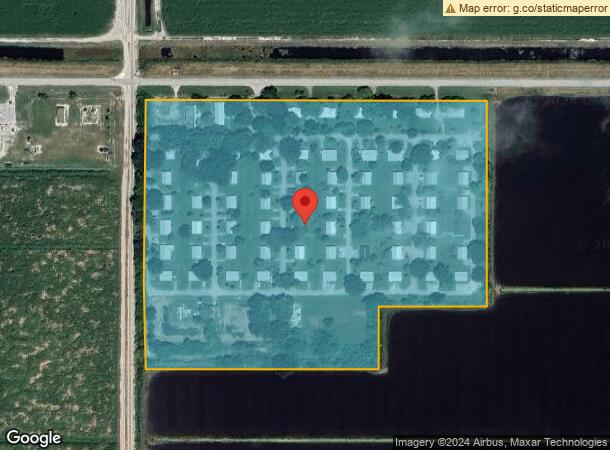  101 Pelican Lake Dr, Pahokee, FL Parcel Map