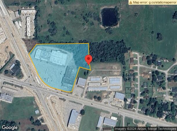  664 W Brazos Ave, West Columbia, TX Parcel Map