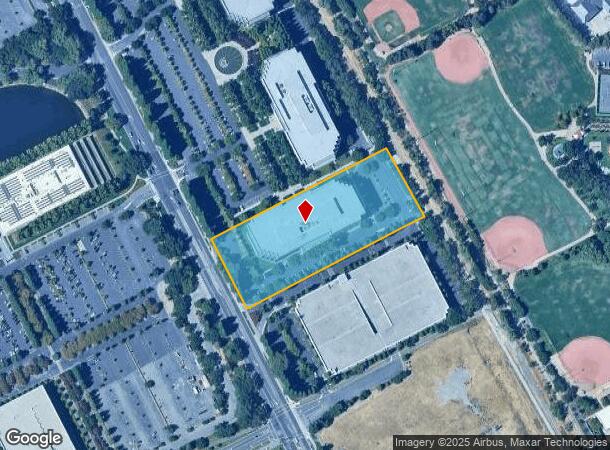  2633 Camino Ramon, San Ramon, CA Parcel Map