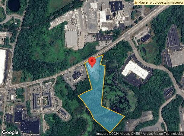  1256 W Central St, Franklin, MA Parcel Map