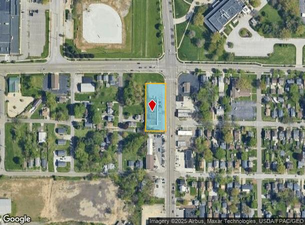  1750 S Main St, Akron, OH Parcel Map