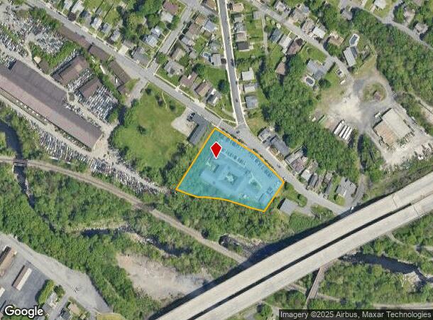  1000 Mill St, Dunmore, PA Parcel Map