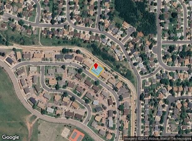  2315 Split Rock Dr, Colorado Springs, CO Parcel Map