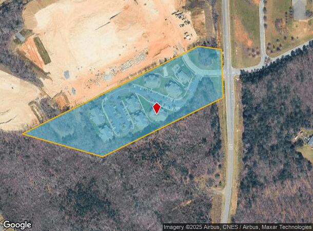 1728 Kings Row Dr, Kings Mountain, NC Parcel Map