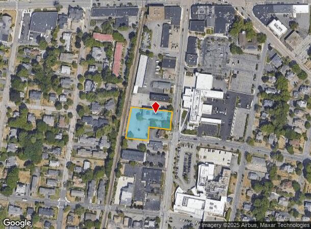  105 Chestnut St, Needham, MA Parcel Map