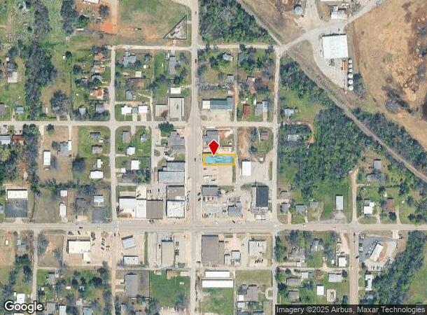 124 N Main St, Mcloud, OK Parcel Map