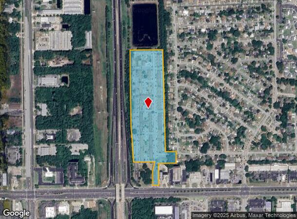  11555 Beach Blvd, Jacksonville, FL Parcel Map