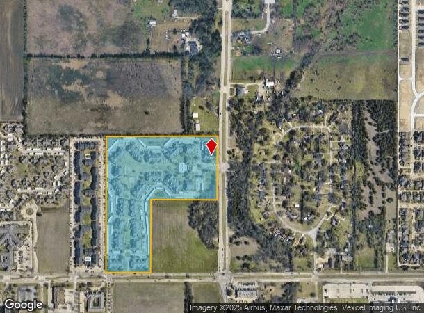 1605 N Houston School Rd, Lancaster, TX Parcel Map