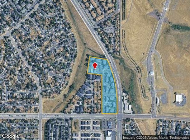  1055 S Zeno Way, Aurora, CO Parcel Map