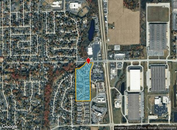800 Southfield Dr, Plainfield, IN Parcel Map