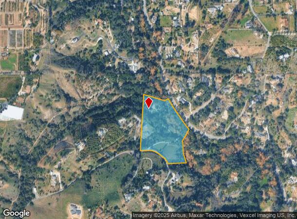  2632 Via Del Robles, Fallbrook, CA Parcel Map