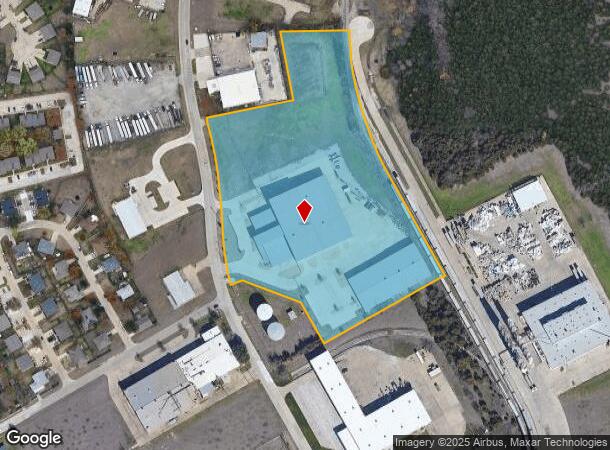  603 S Wisteria St, Mansfield, TX Parcel Map