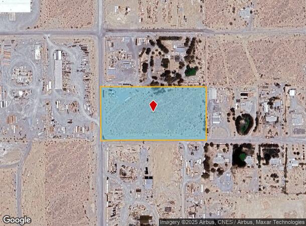  3060 E Justin Ln, Pahrump, NV Parcel Map