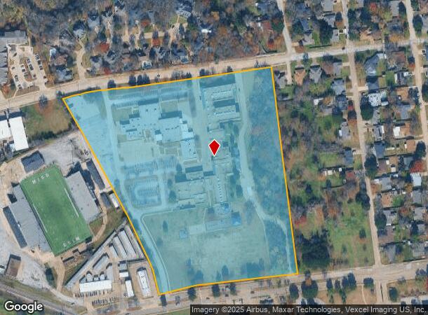 1050 Magnolia St, Arlington, TX Parcel Map