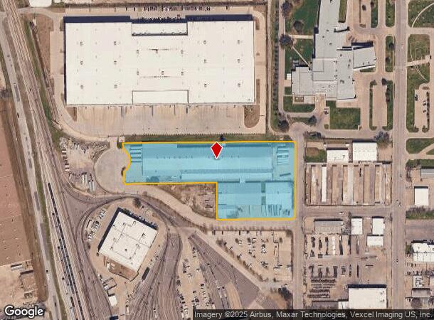  2809 Doric Cir, Dallas, TX Parcel Map