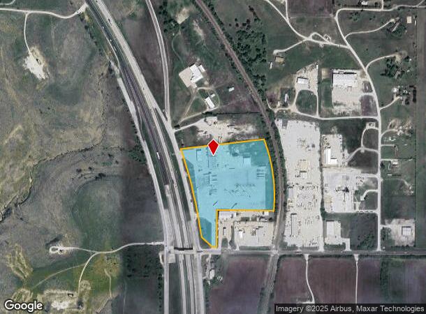  8221 S Us Highway 287, Rhome, TX Parcel Map