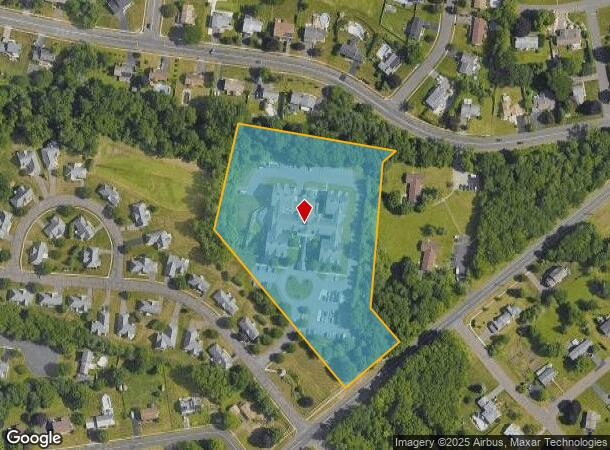  1 Elizabeth Ct, Rocky Hill, CT Parcel Map