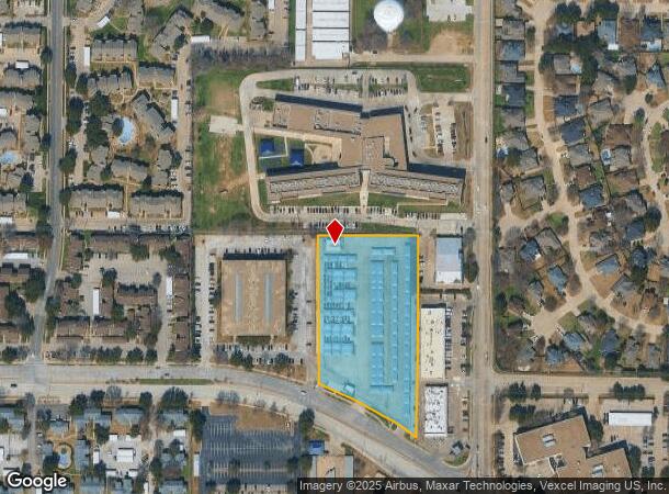  1621 E Lamar Blvd, Arlington, TX Parcel Map