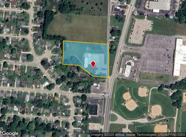  1701 Addison New Carlisle Rd, New Carlisle, OH Parcel Map