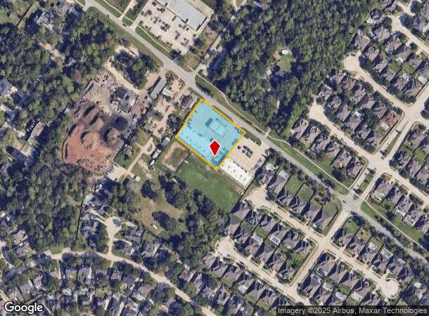  2615 Mills Branch Dr, Kingwood, TX Parcel Map