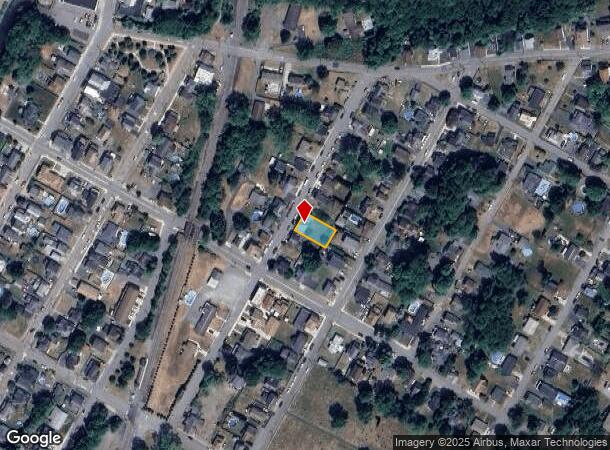 165 Spruce St, Archbald, PA Parcel Map