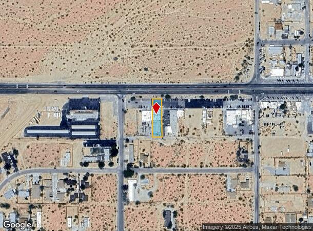  61605 29 Palms Hwy, Joshua Tree, CA Parcel Map