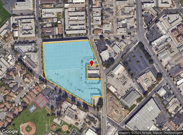  687 N Eucalyptus Ave, Inglewood, CA Parcel Map