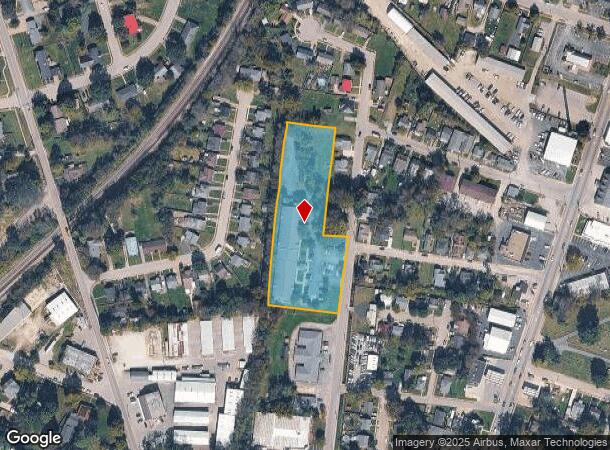 407 N 2Nd St, Nicholasville, KY Parcel Map