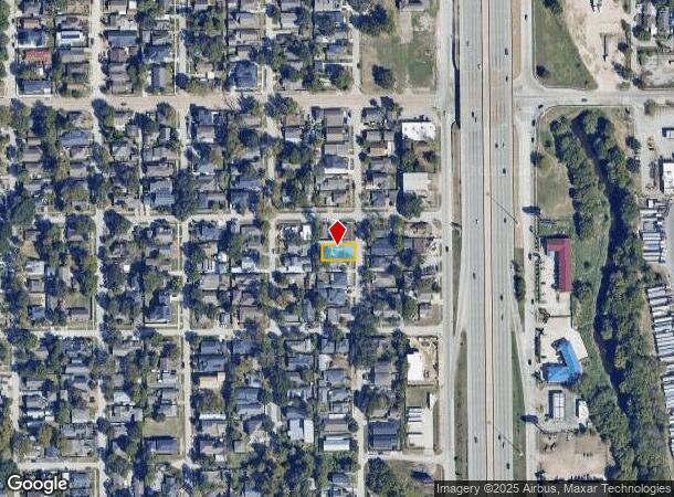 609 Vincent St, Houston, TX Parcel Map