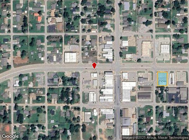  202 E Veterans Memorial Hwy, Blanchard, OK Parcel Map