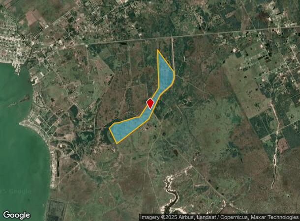 Welder Clibum Ranch Rd, Seadrift, TX Parcel Map