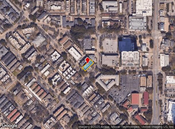  4004 Gilbert Ave, Dallas, TX Parcel Map
