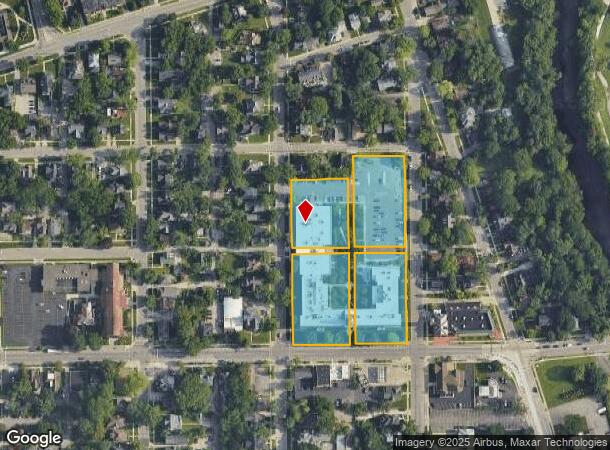 210 W Cross St, Ypsilanti, MI Parcel Map