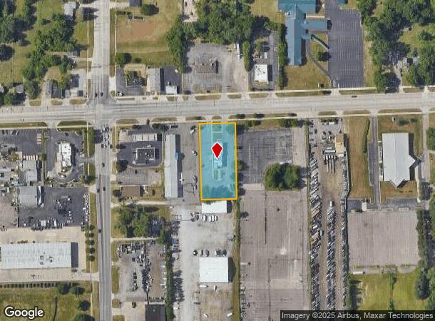  596 E Walton Blvd, Pontiac, MI Parcel Map