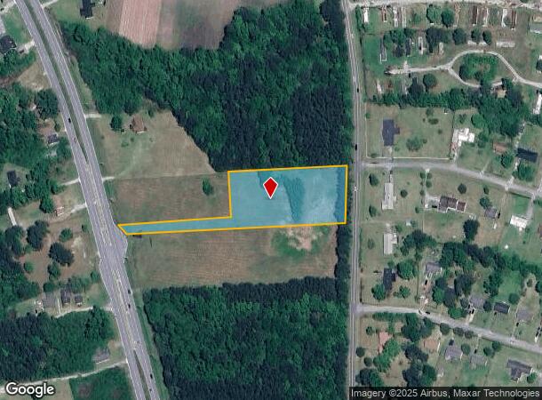 1105 Rocky Run Rd, Midway Park, NC Parcel Map