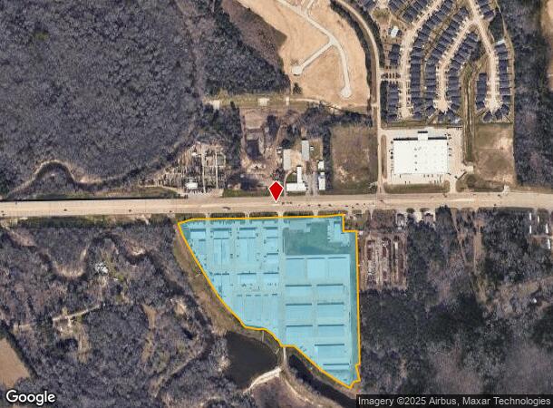  6529 Highway 105 W, Conroe, TX Parcel Map