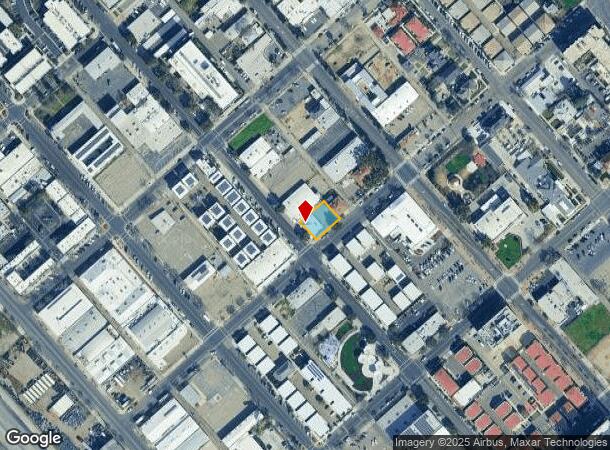 1700 Fulton St, Fresno, CA Parcel Map