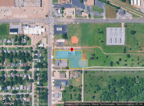  1710 S Midwest Blvd, Oklahoma City, OK Parcel Map