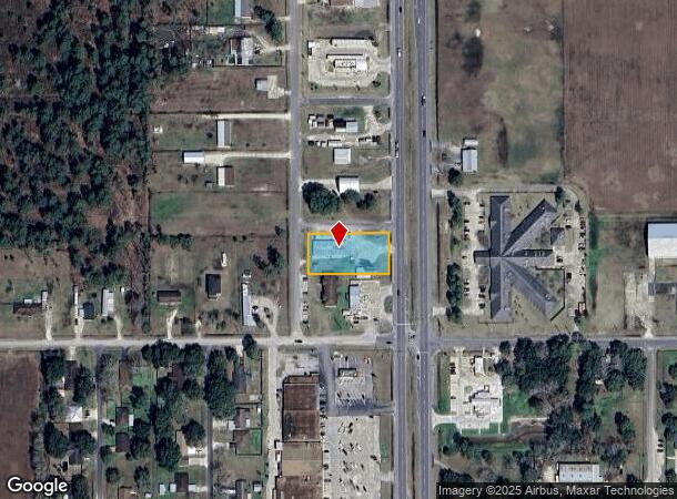 1208 Highway 124, Winnie, TX Parcel Map