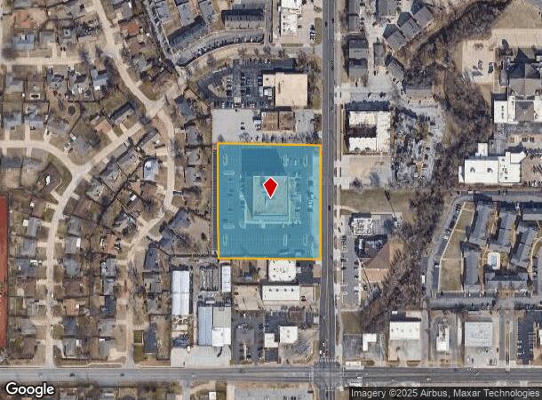  6525 N Meridian Ave, Oklahoma City, OK Parcel Map