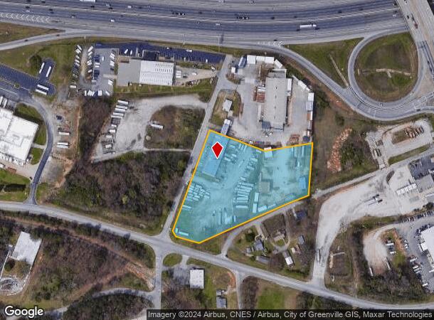  21 Burty Rd, Greenville, SC Parcel Map